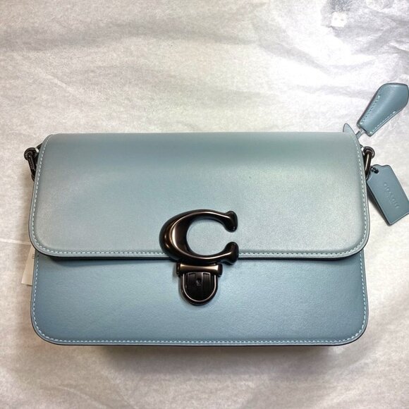 Coach C6641 Glovetanned Leather Studio Shoulder Bag in Sage